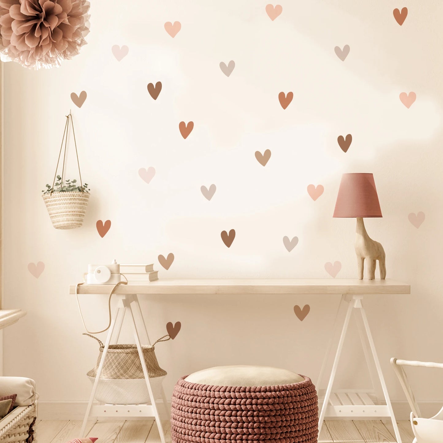 Boho-Inspired Wall Stickers, 6 sheets