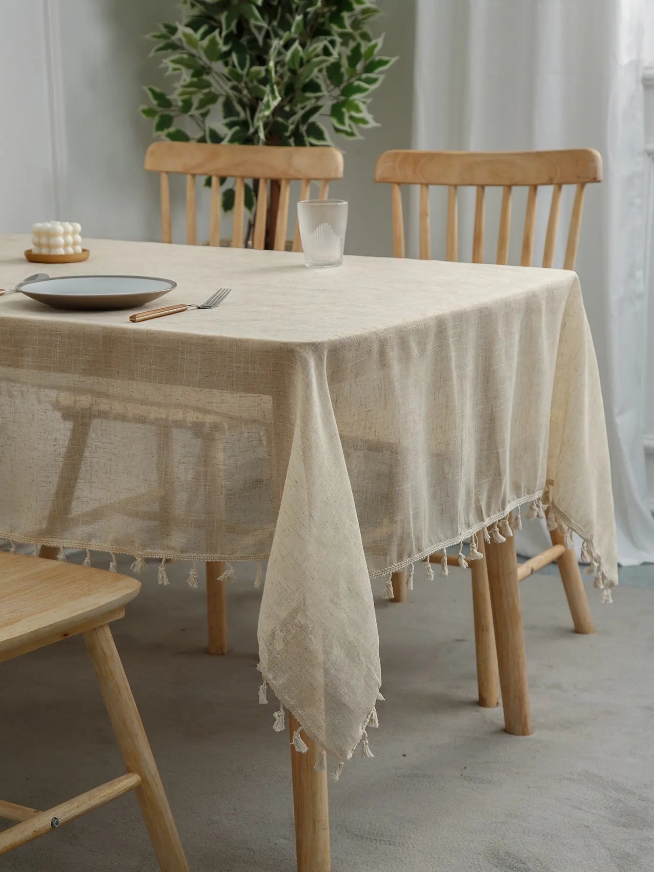 Elegant Linen Tablecloth