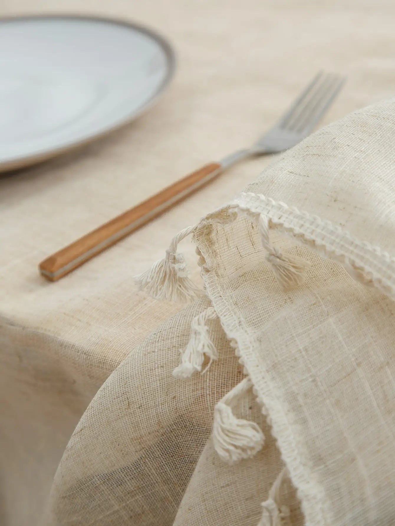 Elegant Linen Tablecloth