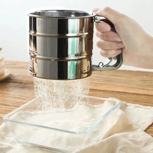 Fine Mesh Stainless Steel Flour Sifter For Baking